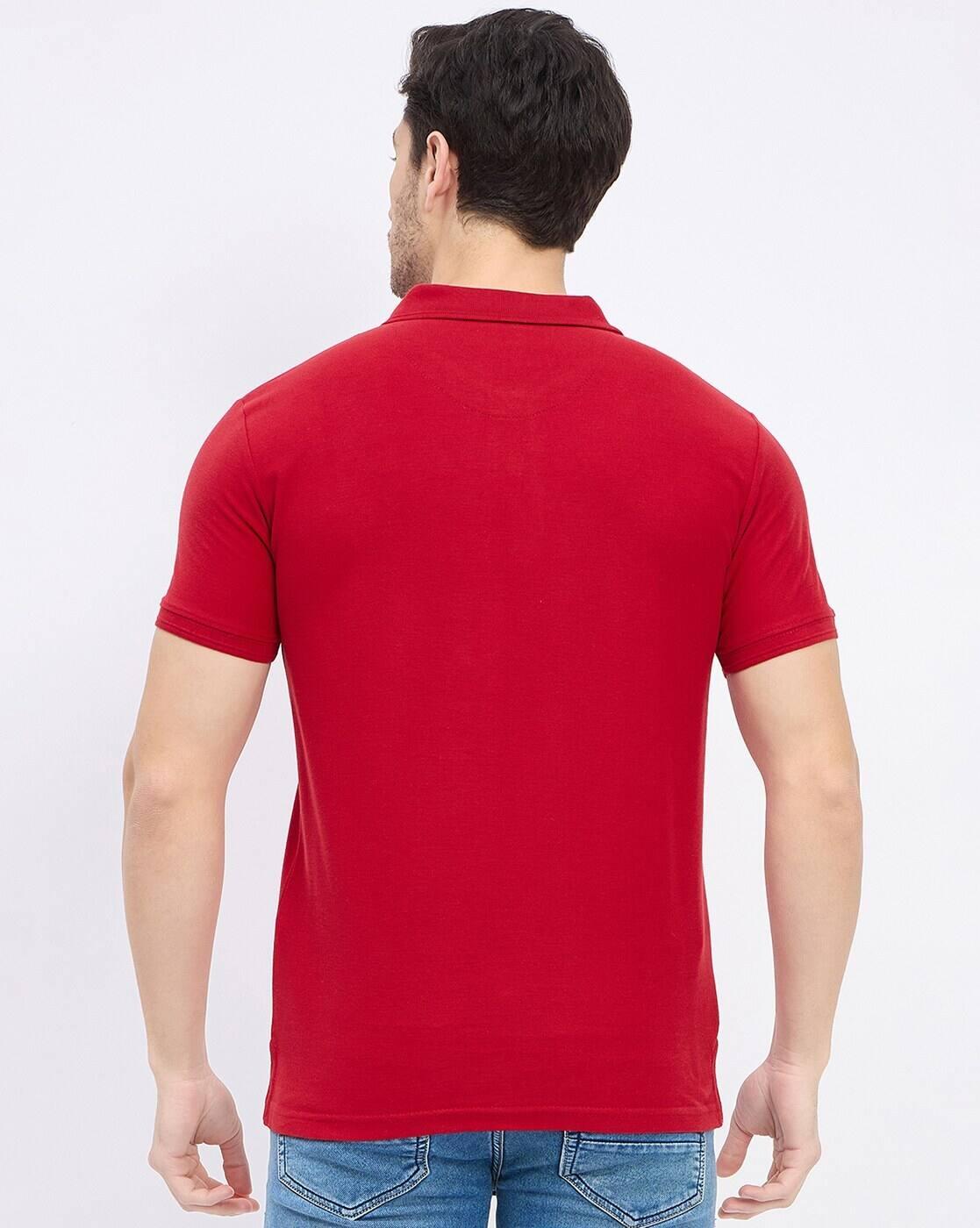 DUKE | Men Slim Fit Polo T-Shirt with Logo Print|3