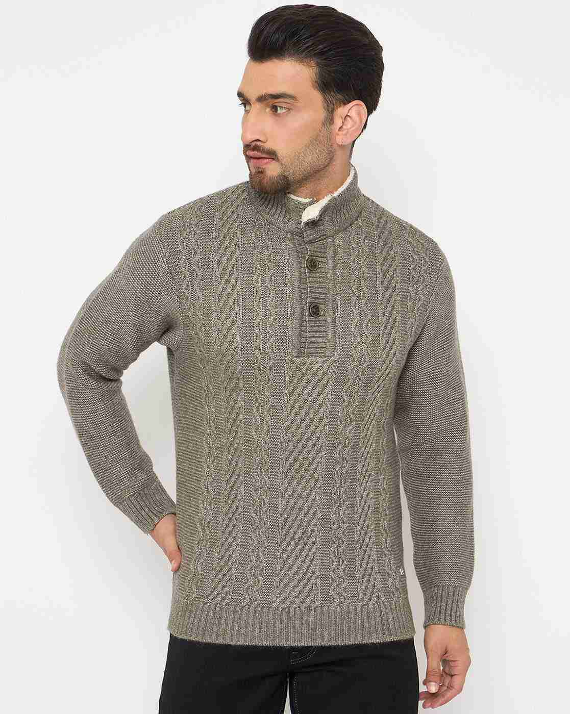 DUKE | Men Cable-Knit Regular Fit Pullover|0