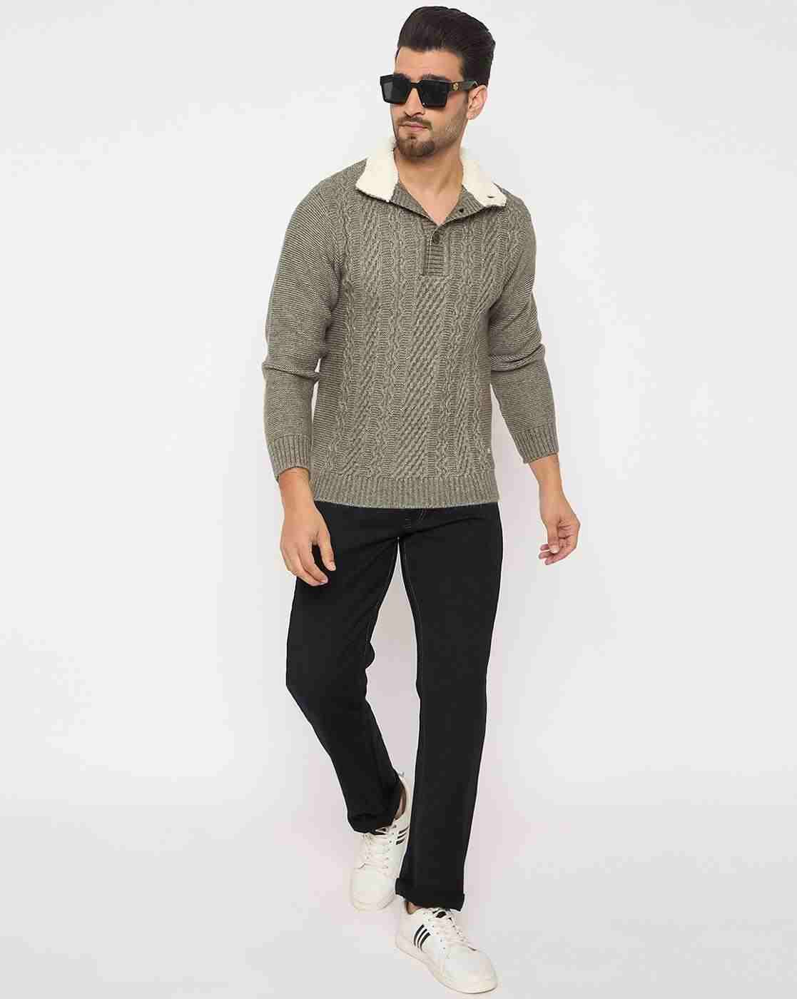 DUKE | Men Cable-Knit Regular Fit Pullover|5