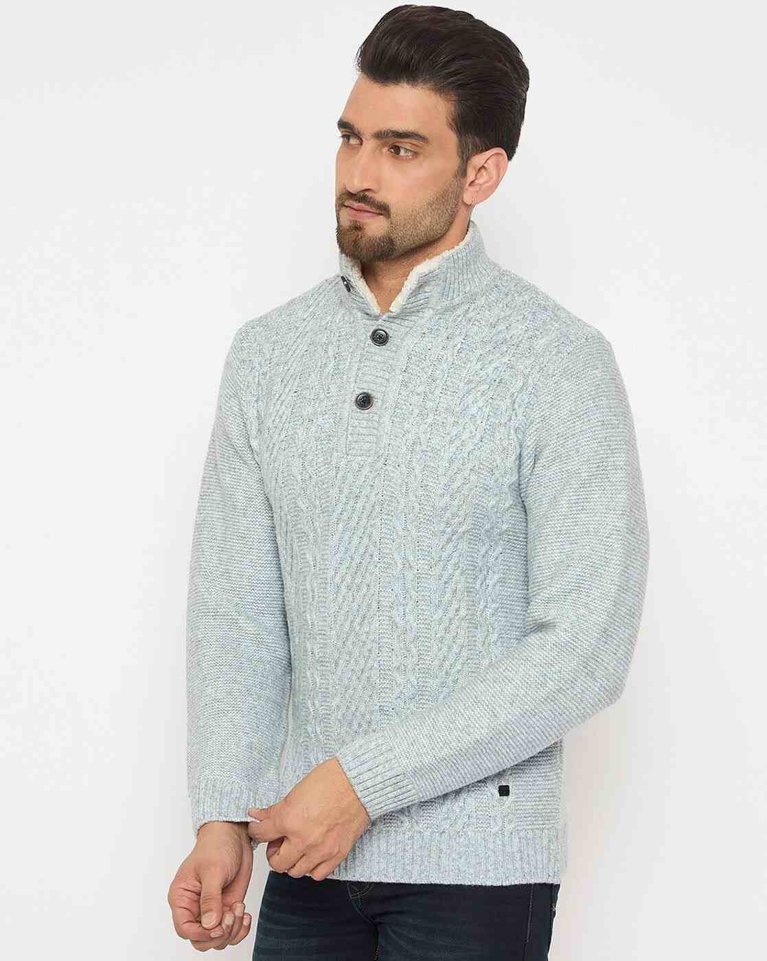 DUKE | Men Cable-Knit Regular Fit Pullover|1