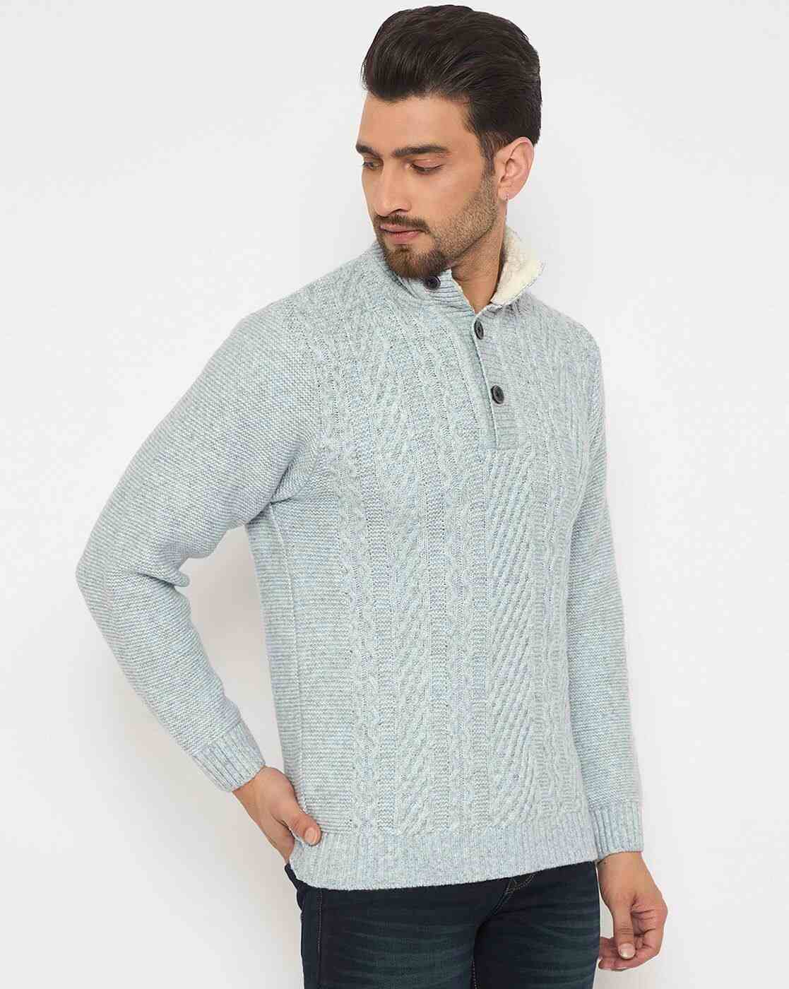 DUKE | Men Cable-Knit Regular Fit Pullover|2