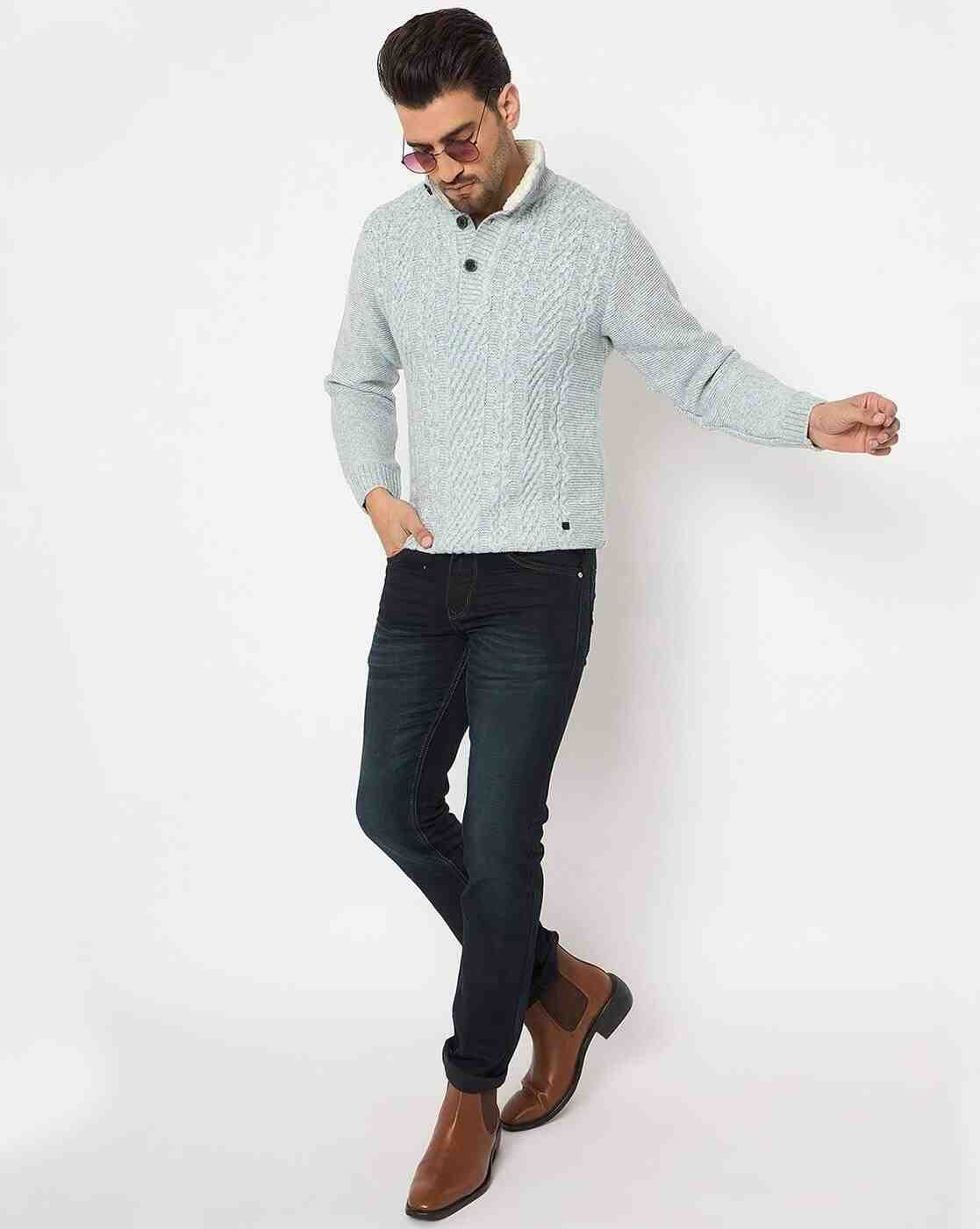 DUKE | Men Cable-Knit Regular Fit Pullover|5