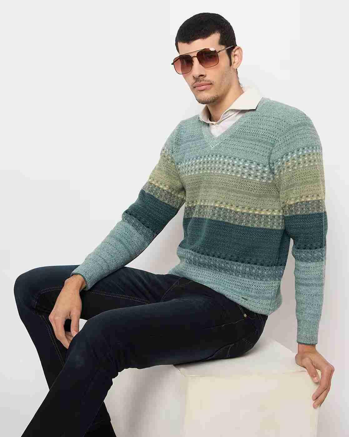 DUKE | Men Ribbed Regular Fit Pullover|4