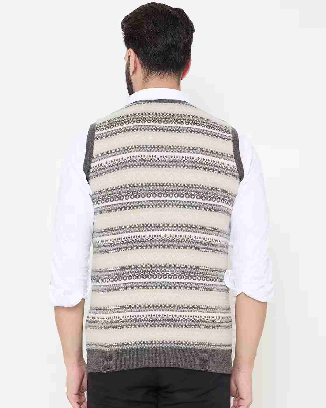 DUKE | Men Knitted Regular Fit Reversible Pullover|4