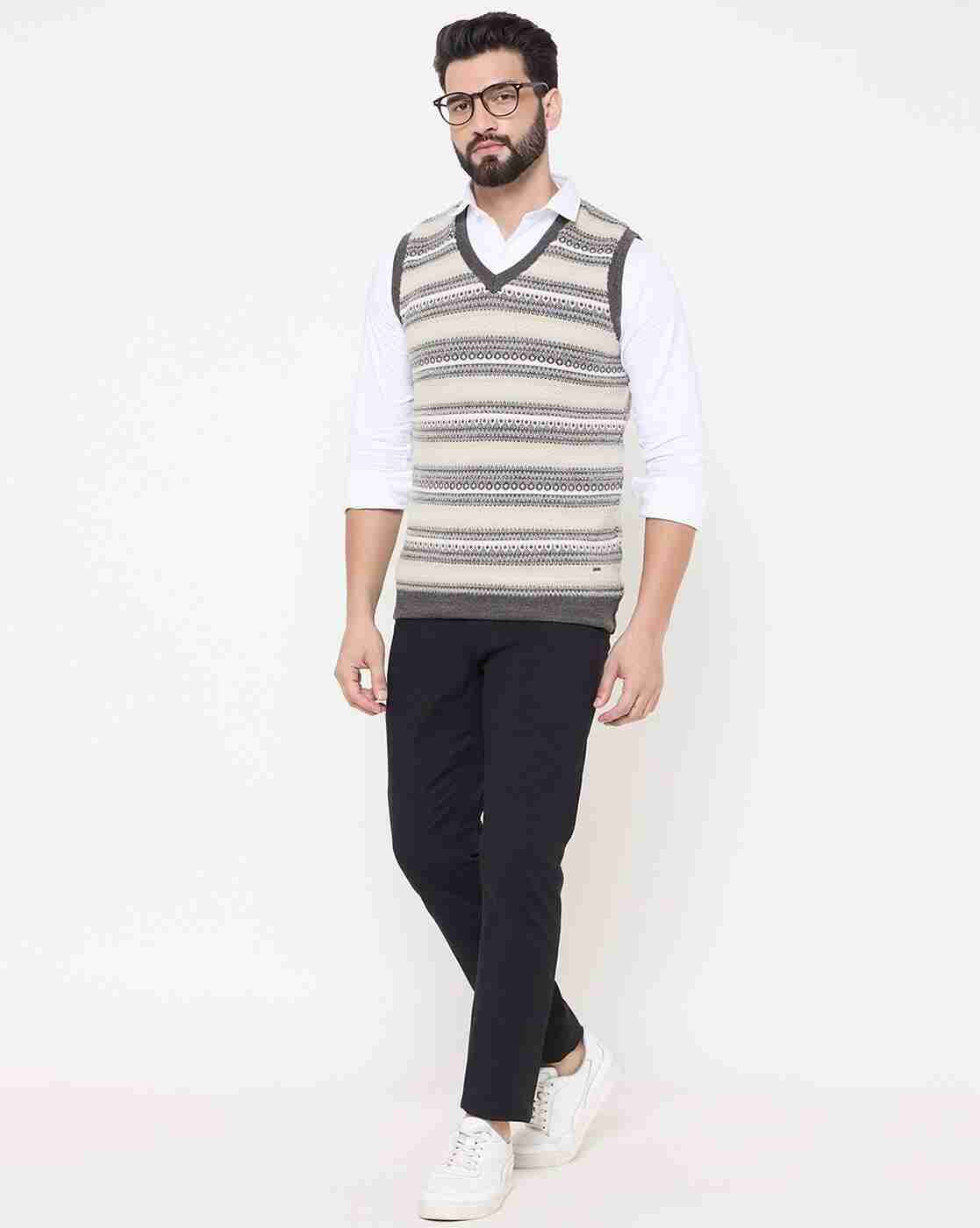 DUKE | Men Knitted Regular Fit Reversible Pullover|6
