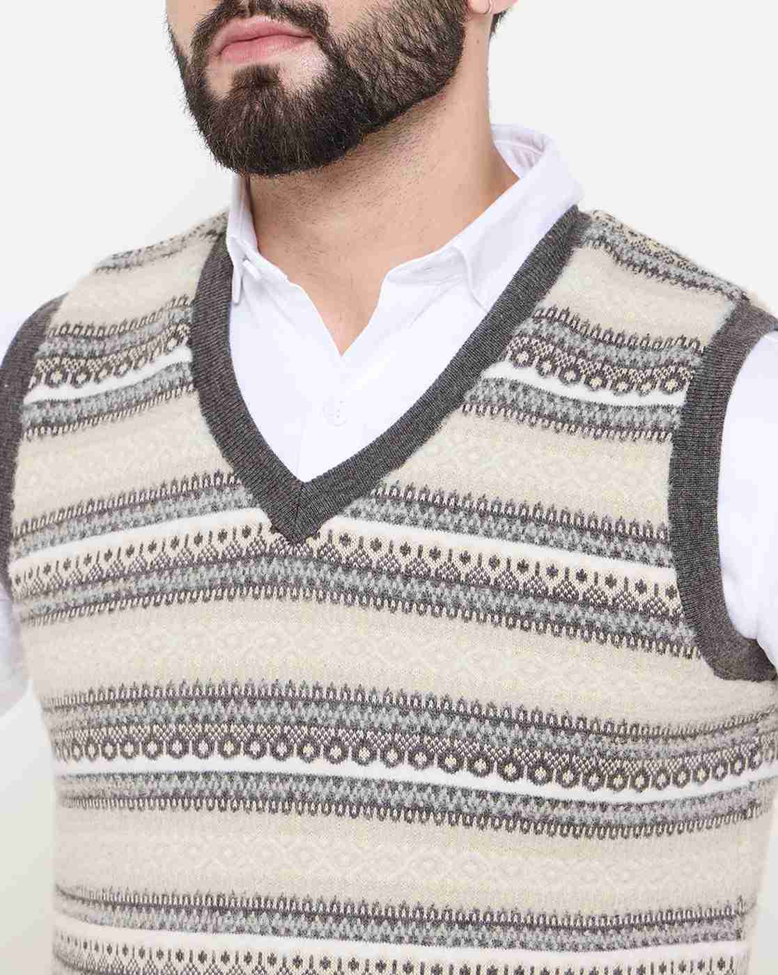 DUKE | Men Knitted Regular Fit Reversible Pullover|7