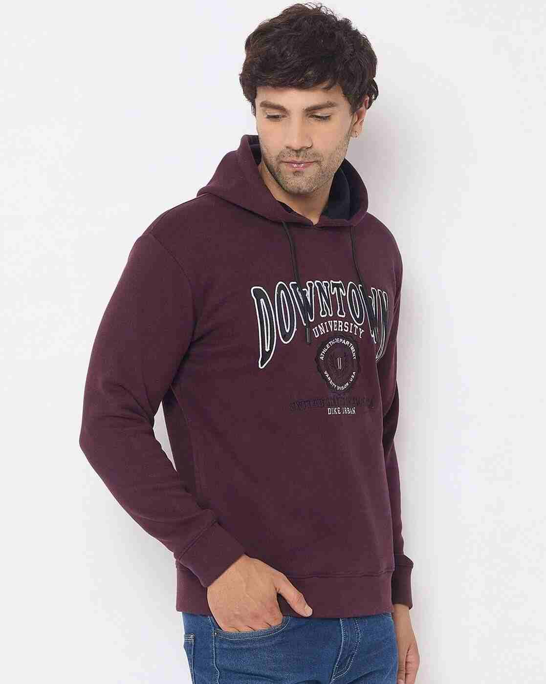 DUKE | Men Printed Regular Fit Hoodie|2