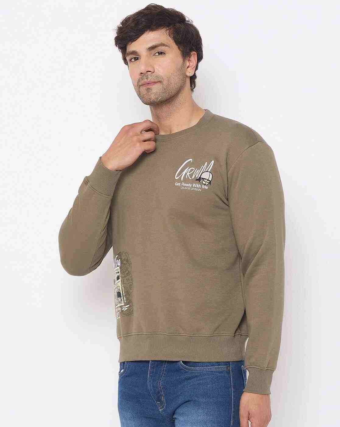 DUKE | Men Typographic Print Regular Fit Sweatshirt|1