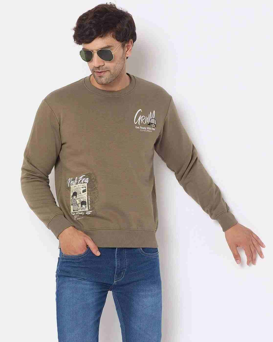 DUKE | Men Typographic Print Regular Fit Sweatshirt|4