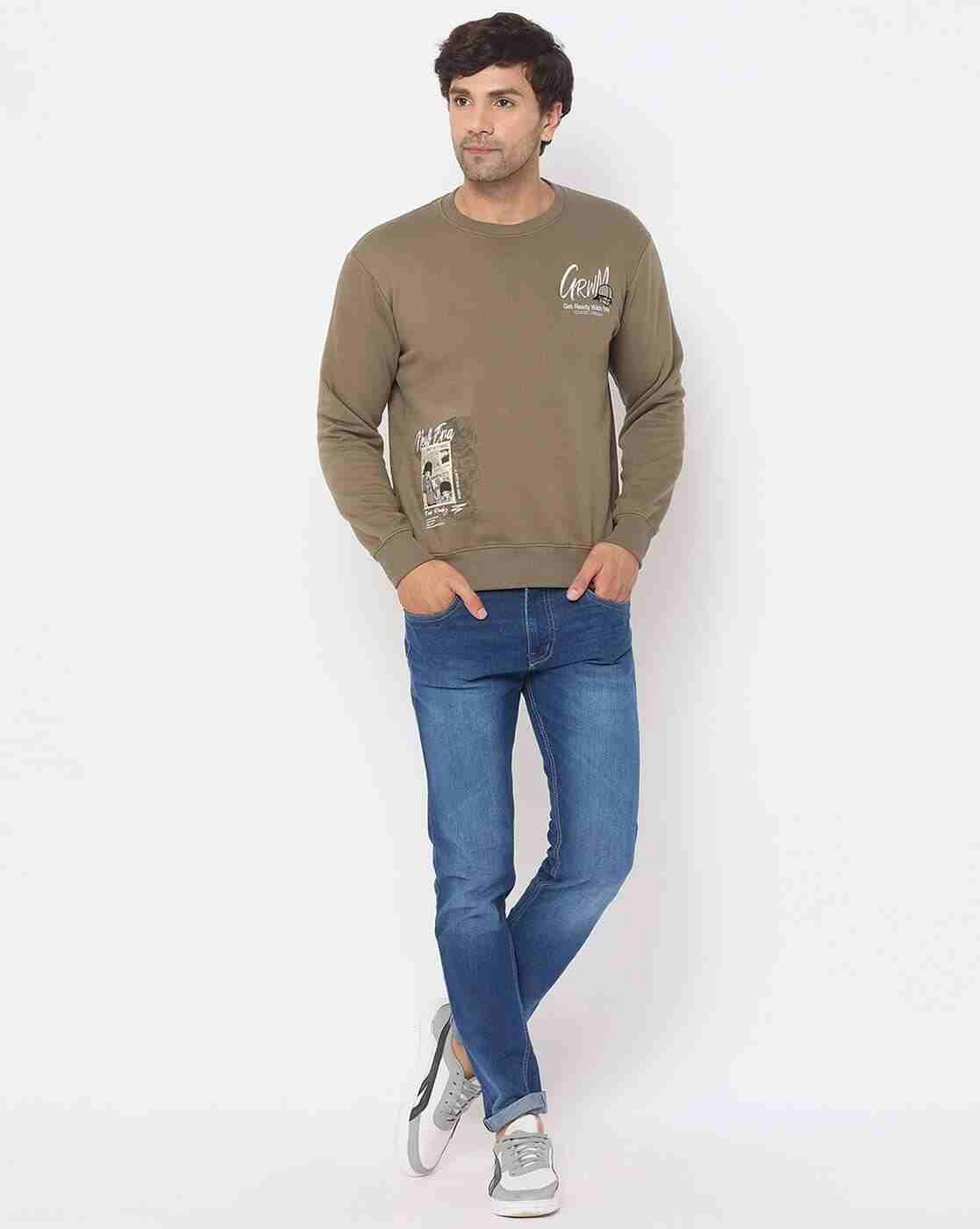 DUKE | Men Typographic Print Regular Fit Sweatshirt|5