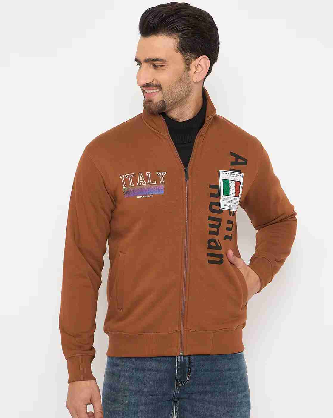 DUKE | Men Typographic Print Regular Fit Sweatshirt|0
