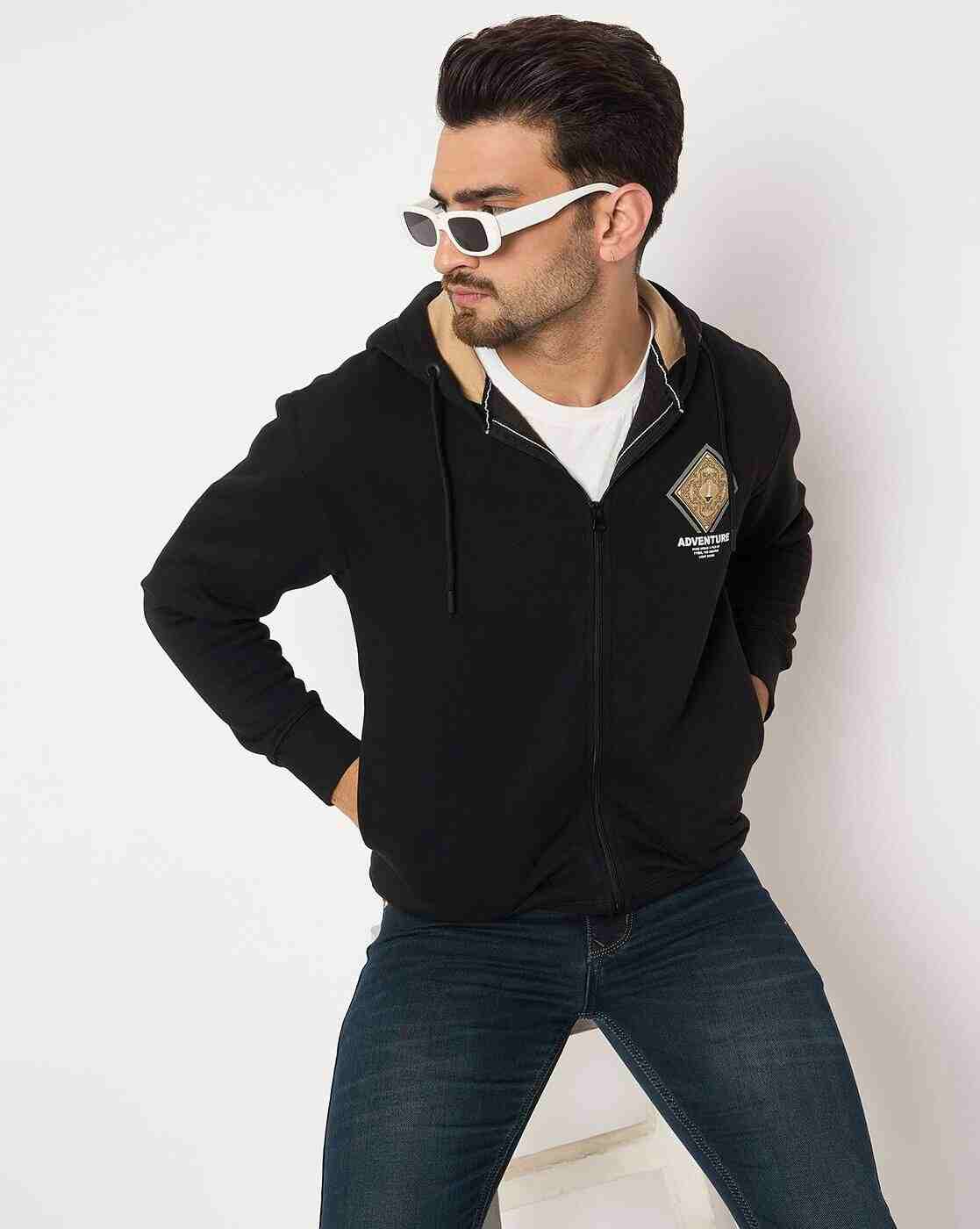 DUKE | Men Graphic Print Regular Fit Hoodie|4