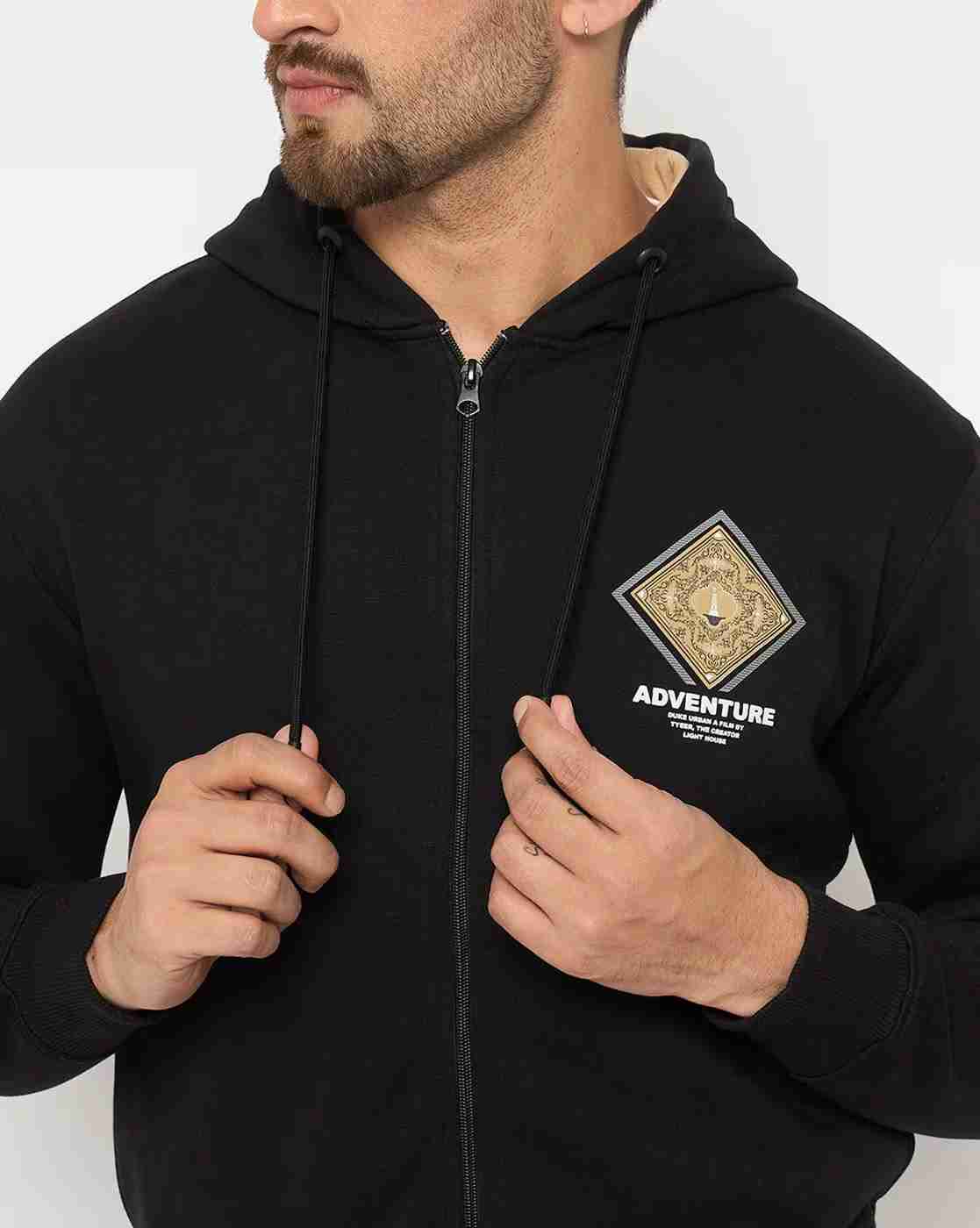 DUKE | Men Graphic Print Regular Fit Hoodie|6
