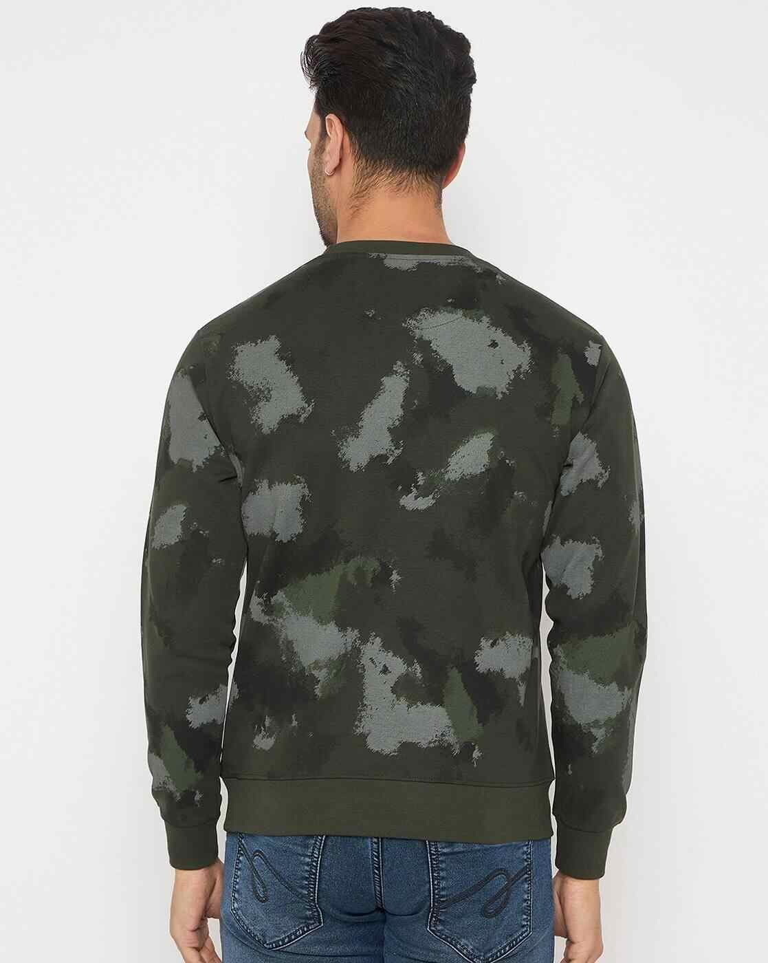 DUKE | Men Typographic Print Regular Fit Pullover|4
