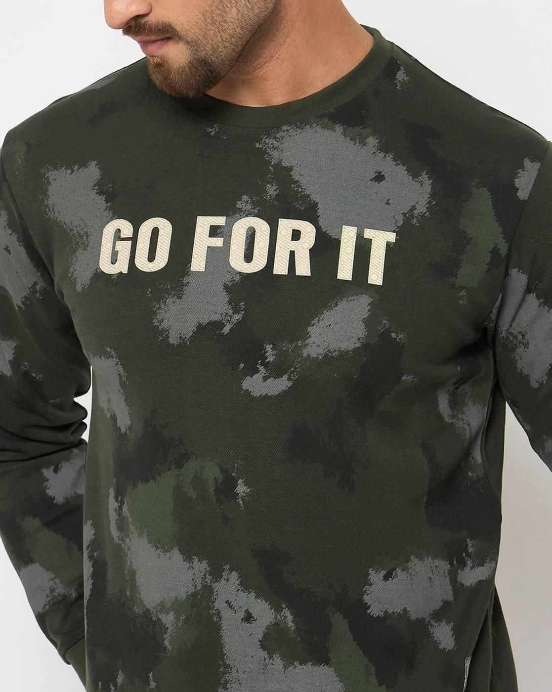 DUKE | Men Typographic Print Regular Fit Pullover|5