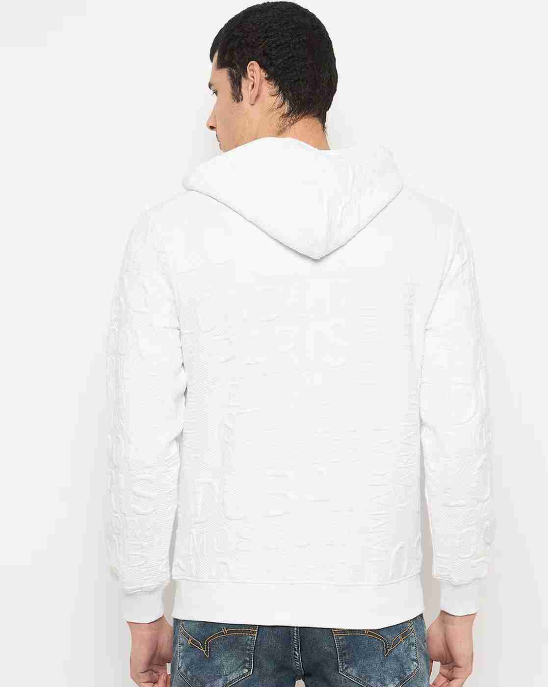 DUKE | Men Typographic Print Slim Fit Zip-Front Hoodie|3