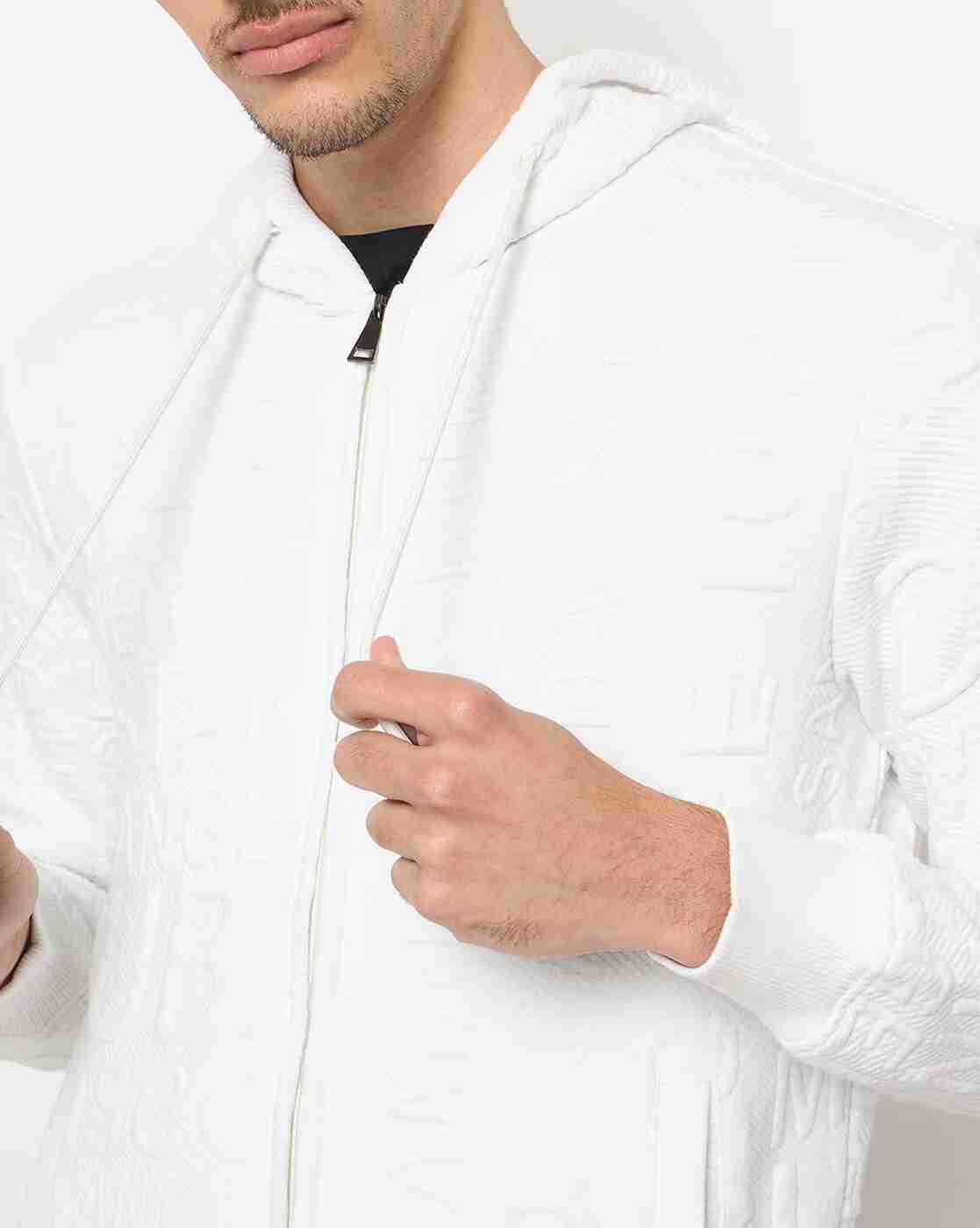 DUKE | Men Typographic Print Slim Fit Zip-Front Hoodie|6