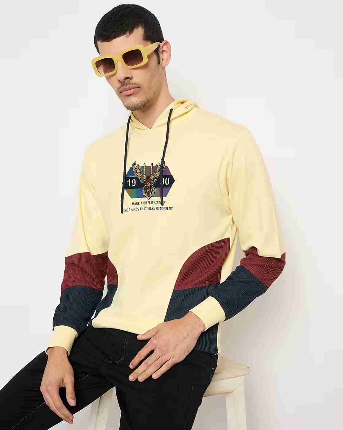 DUKE | Men Graphic Print Regular Fit Hoodie|4