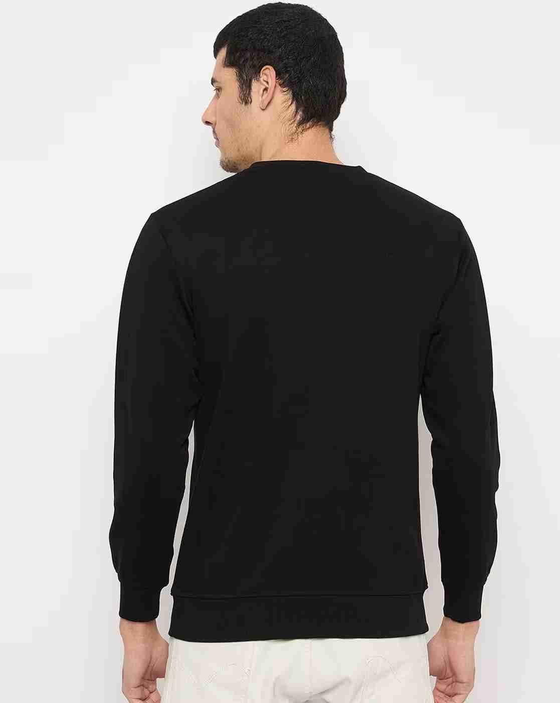 DUKE | Men Typographic Print Regular Fit Crew-Neck Sweatshirt|3