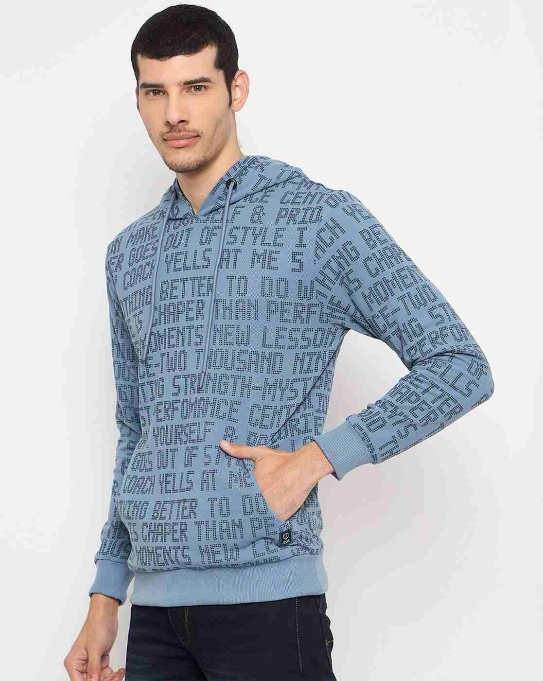 DUKE | Men Typographic Print Regular Fit Reversible Hoodie|2