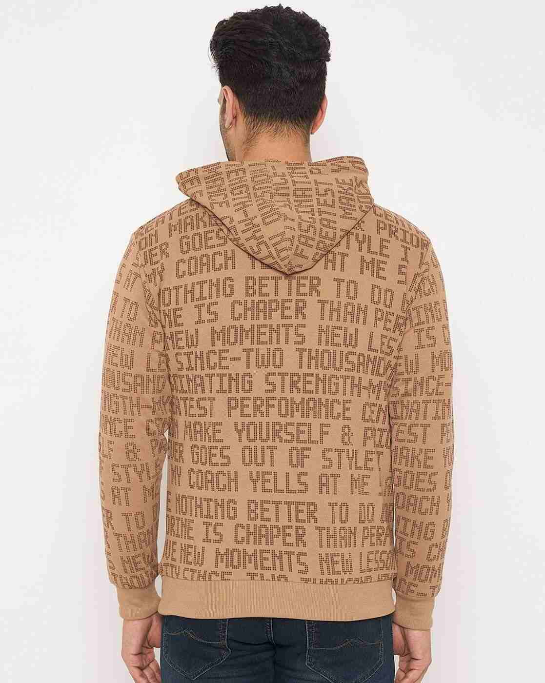 DUKE | Men Typographic Print Regular Fit Reversible Hoodie|4