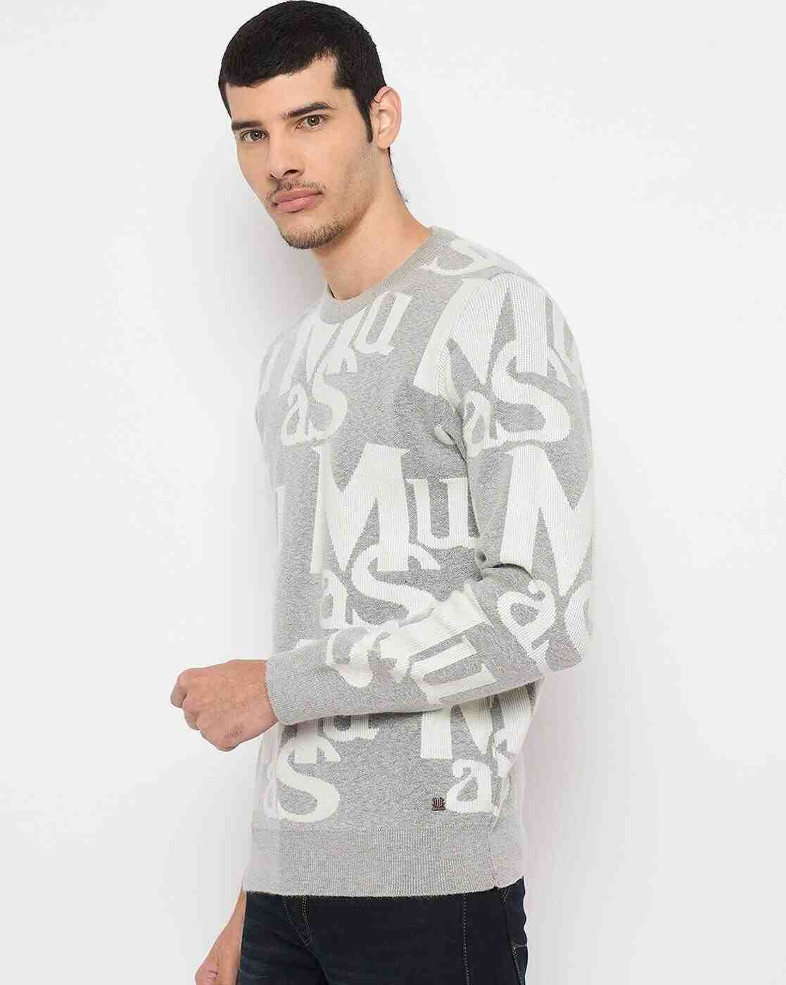 DUKE | Men Typographic Print Regular Fit Pullover|1