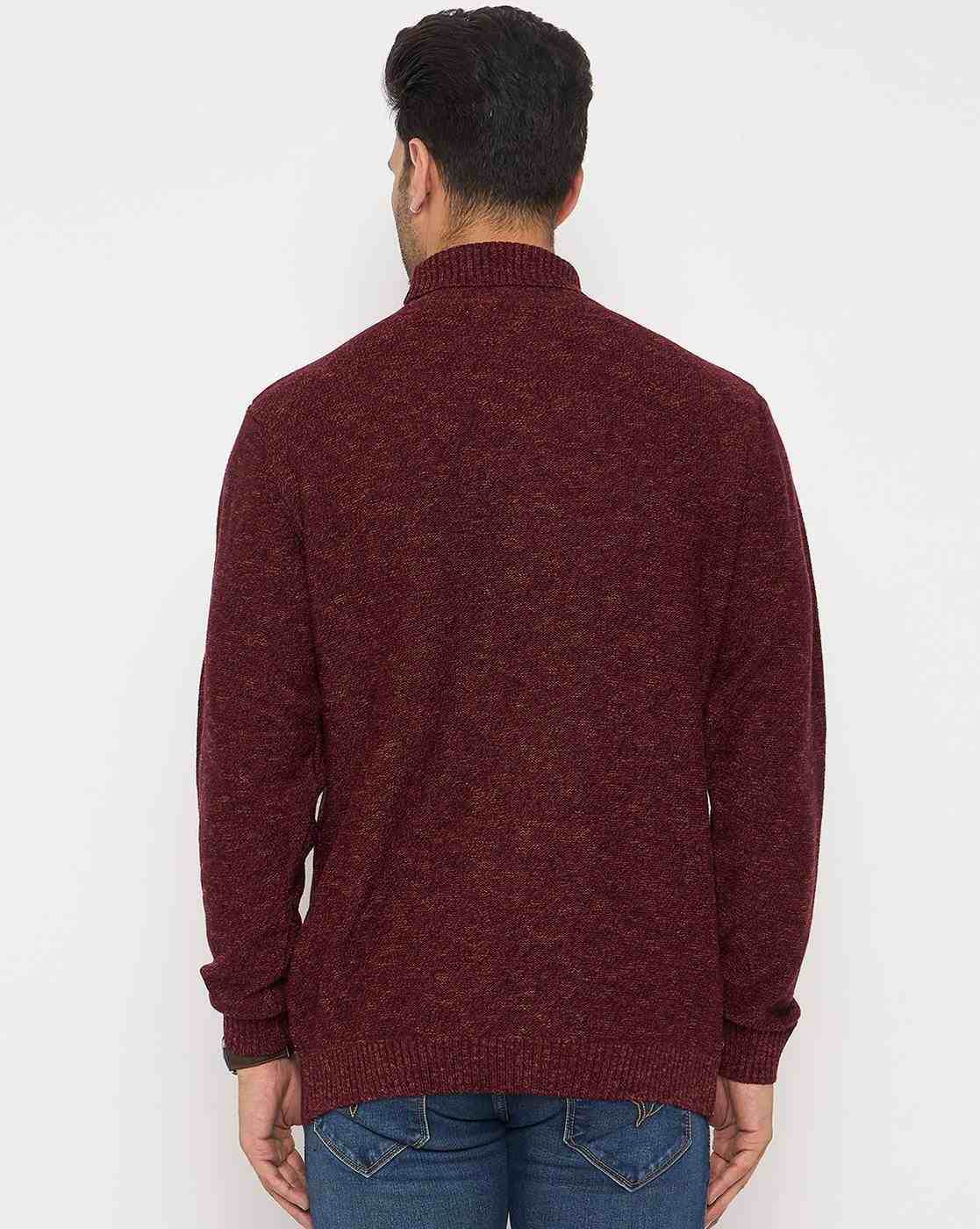 DUKE | Men Cable-Knit Regular Fit Turtleneck Pullover|3