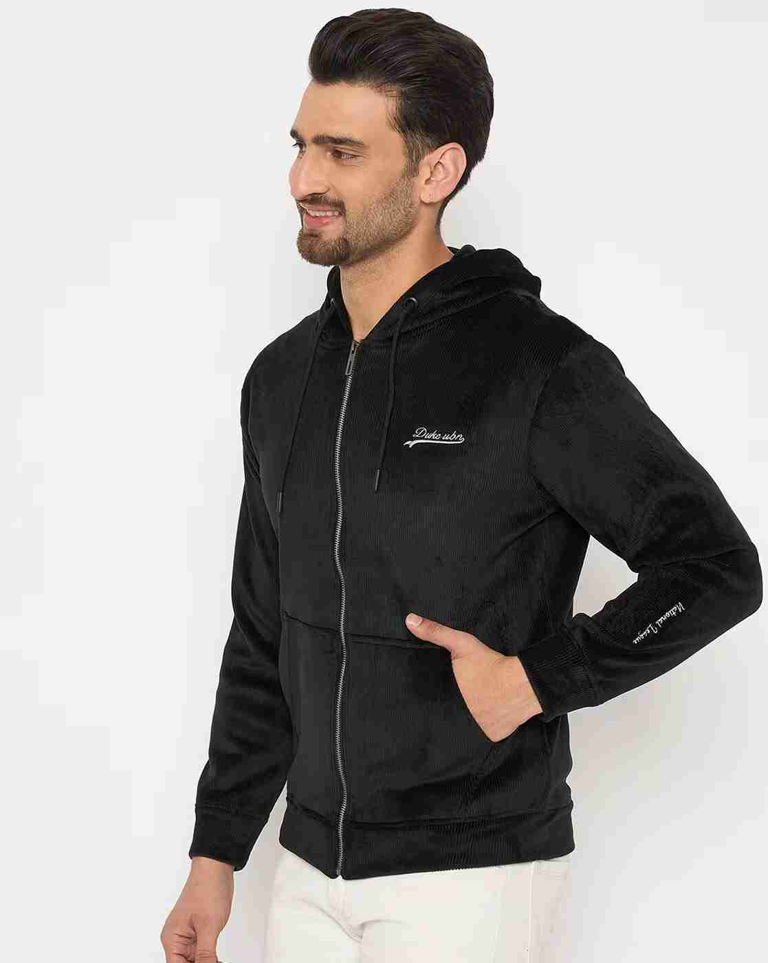 DUKE | Men Zip-Front Slim Fit Hoodie|1