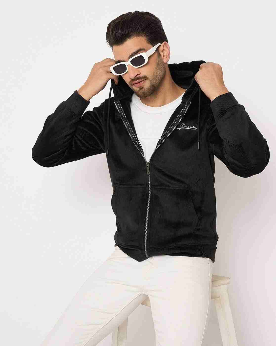 DUKE | Men Zip-Front Slim Fit Hoodie|4
