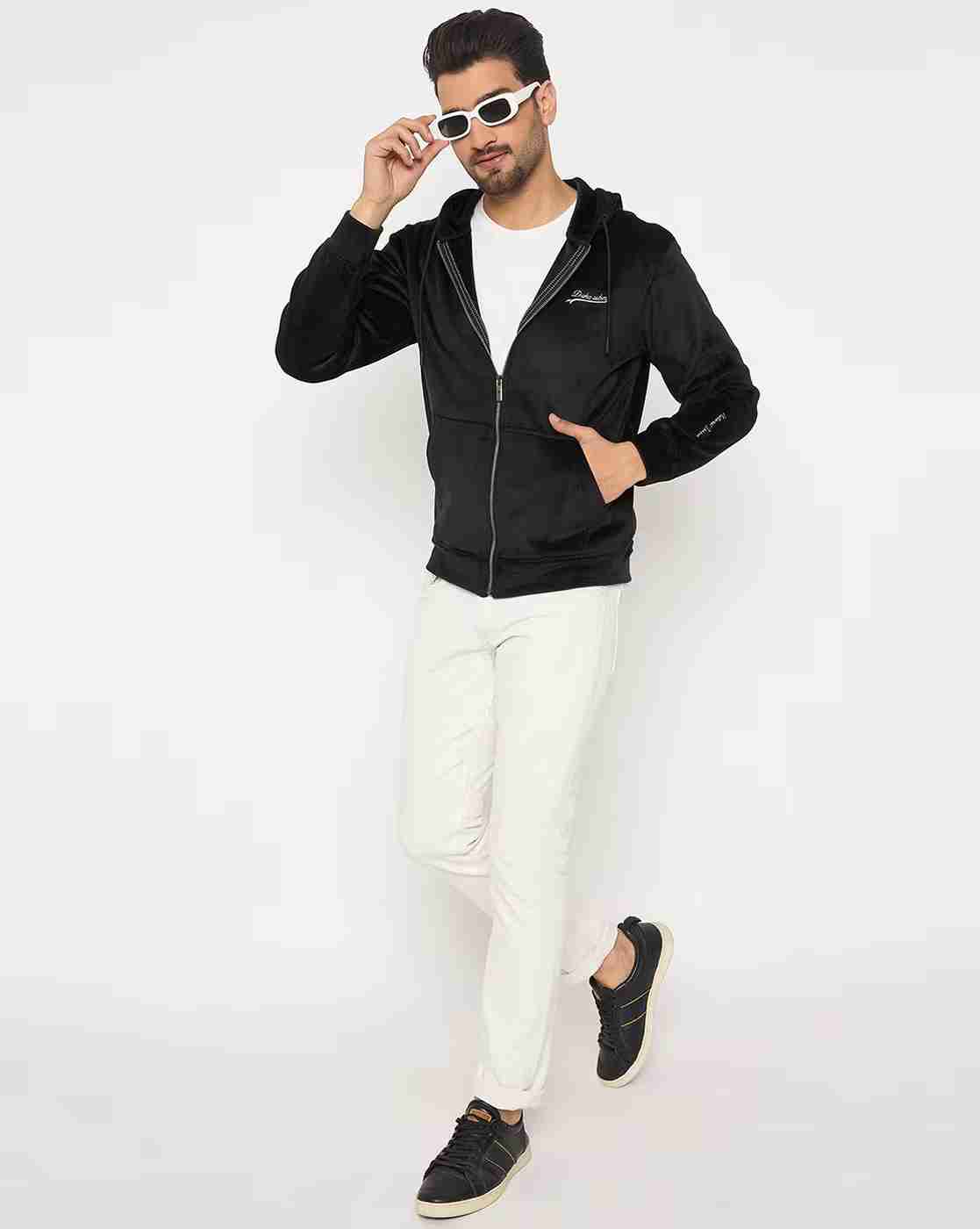 DUKE | Men Zip-Front Slim Fit Hoodie|5
