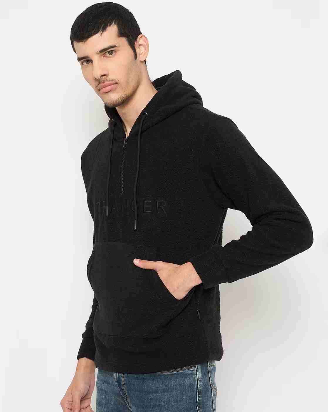 DUKE | Men Regular Fit Hoodie with Split-Kangaroo Pockets|1