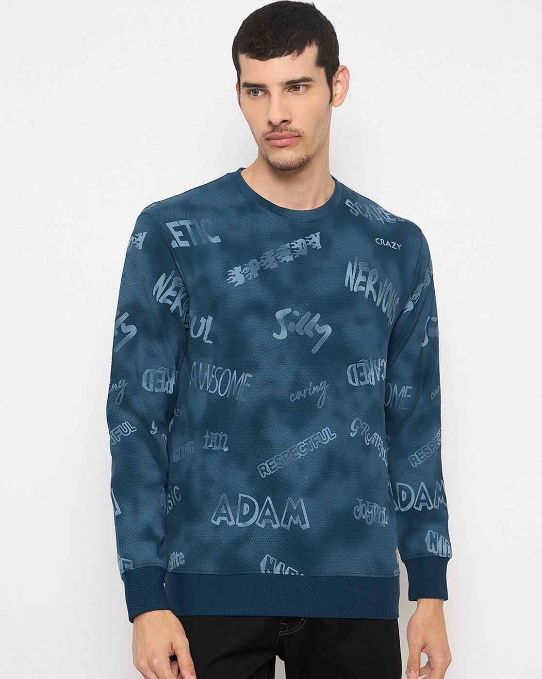 DUKE | Men Typographic Print Regular Fit Sweatshirt|0