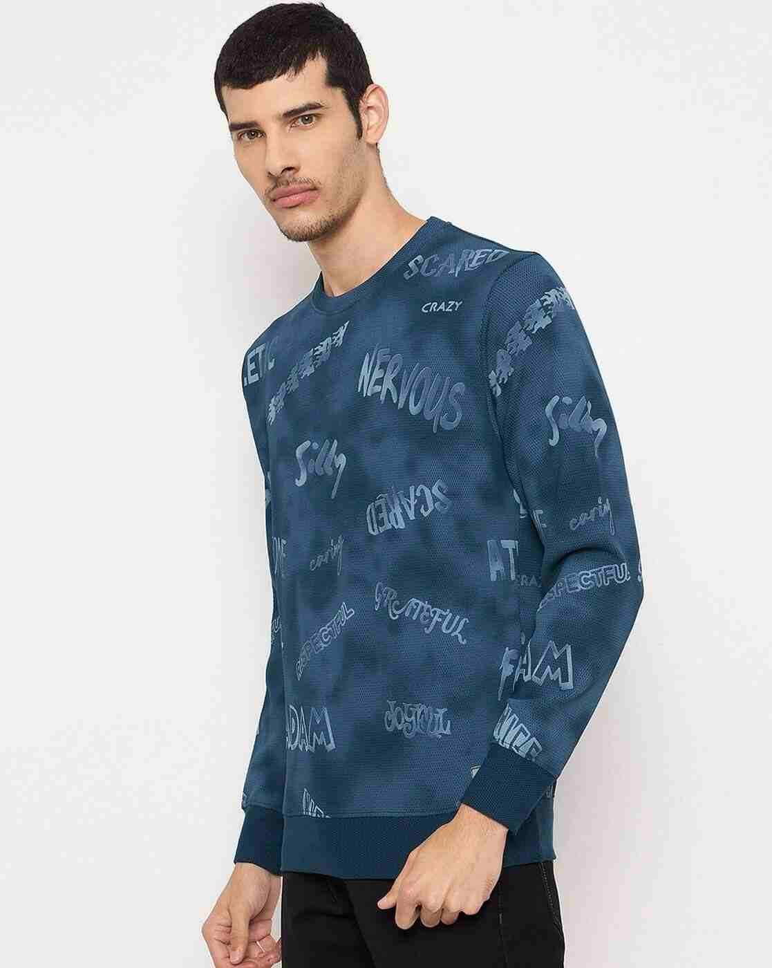 DUKE | Men Typographic Print Regular Fit Sweatshirt|1