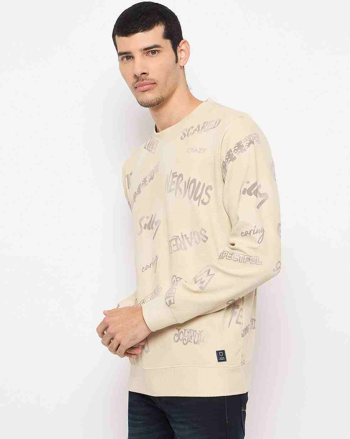DUKE | Men Typographic Print Regular Fit Sweatshirt|1