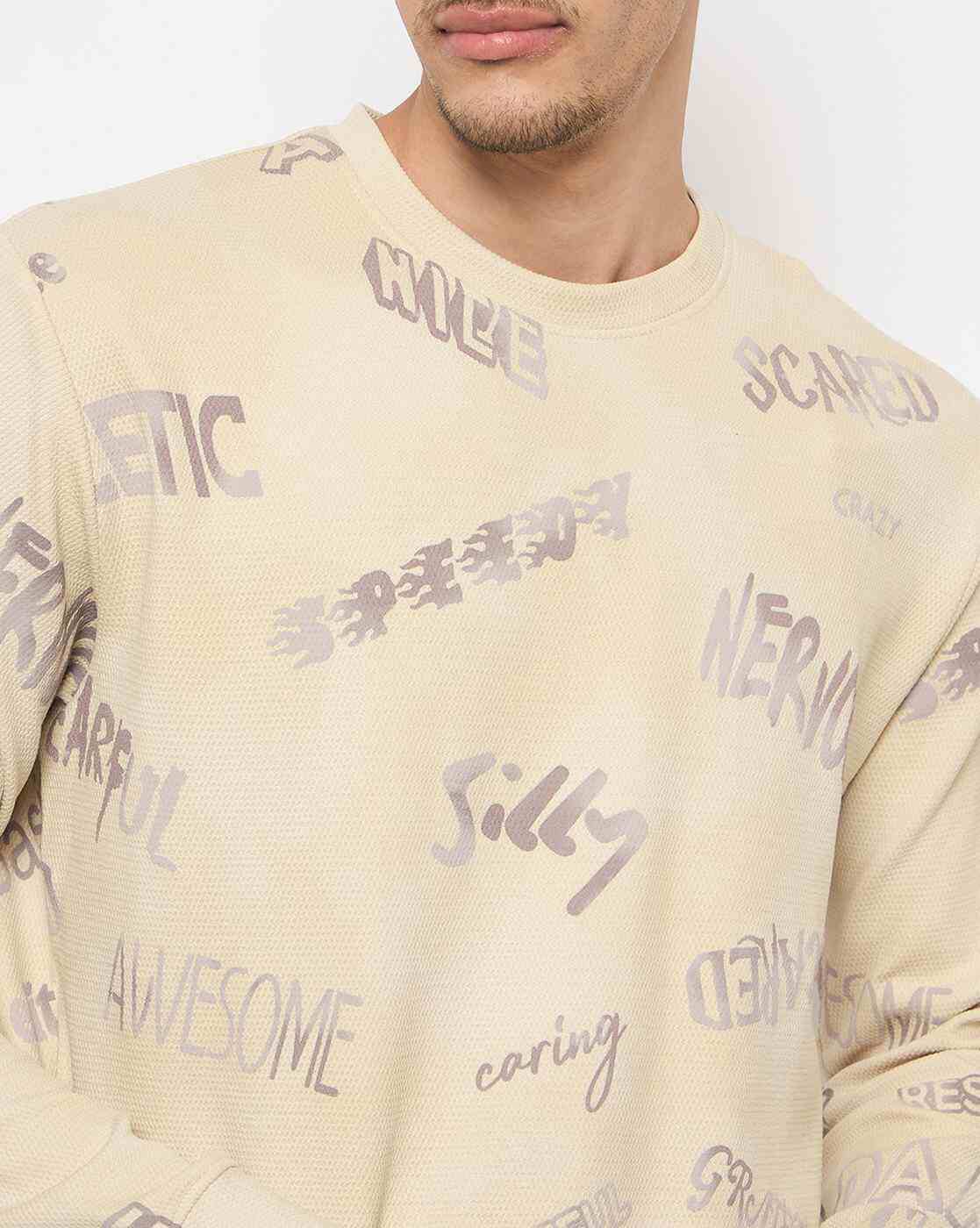 DUKE | Men Typographic Print Regular Fit Sweatshirt|6