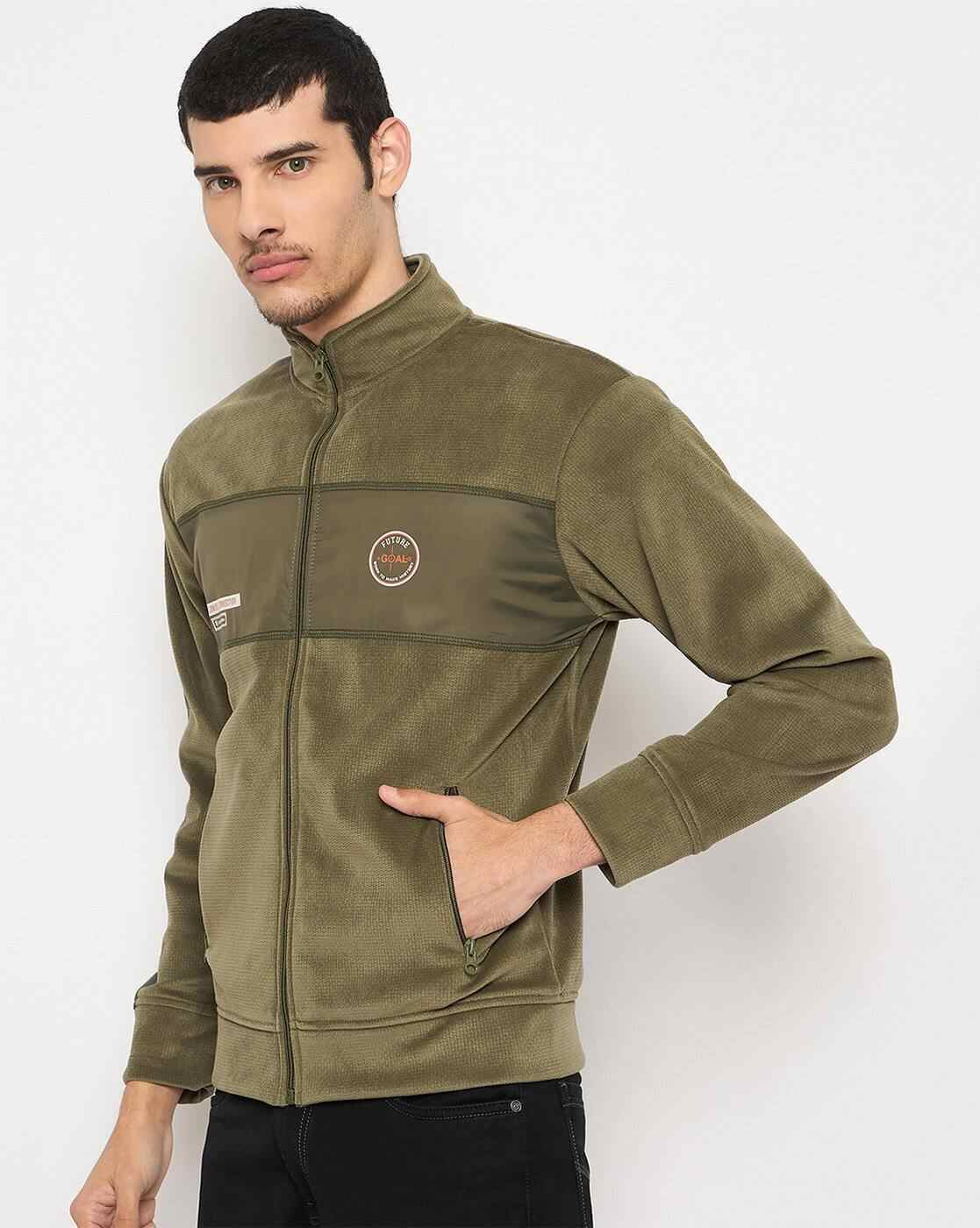 DUKE | Men Regular Fit Zip-Front Sweatshirt|1