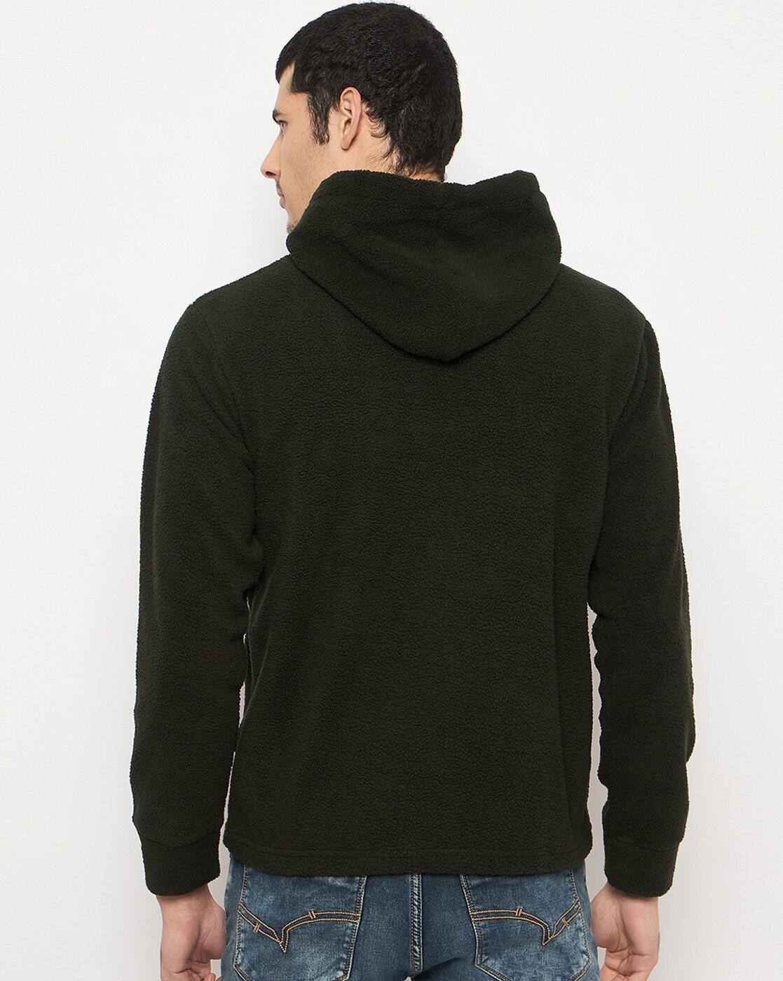 DUKE | Men Typographic Print Regular Fit Hoodie with Kangaroo Pocket|3
