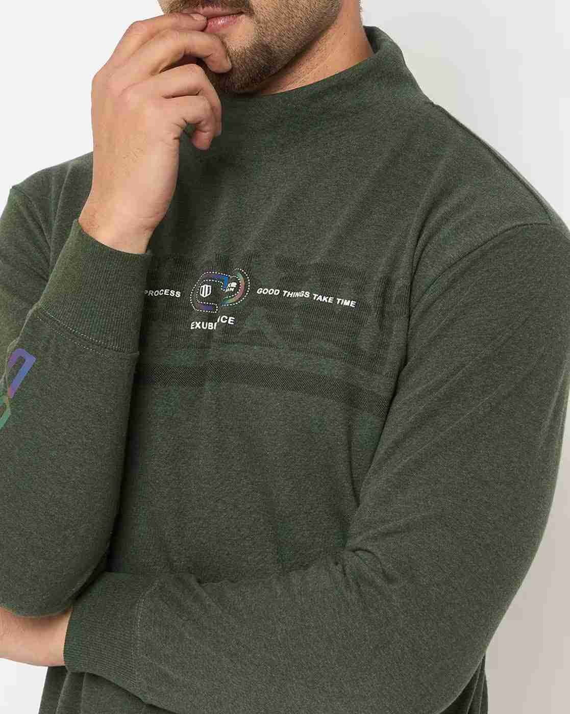 DUKE | Men Placement Print Regular Fit Sweatshirt|6