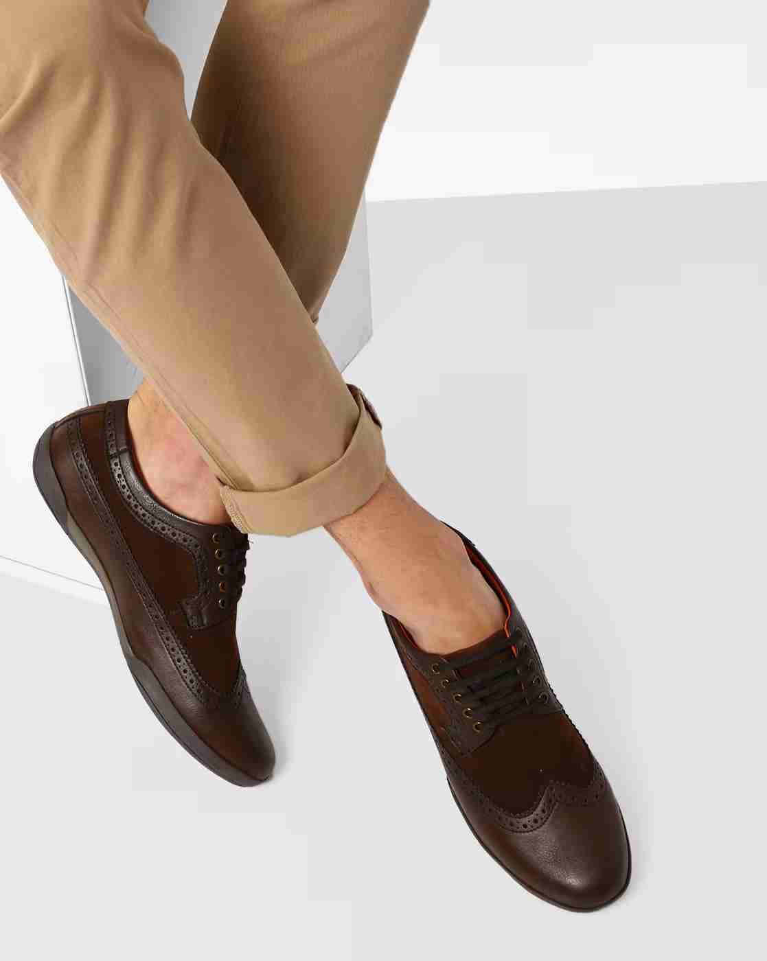 DUKE | Lace-Up Casual Shoes with Broguing|0