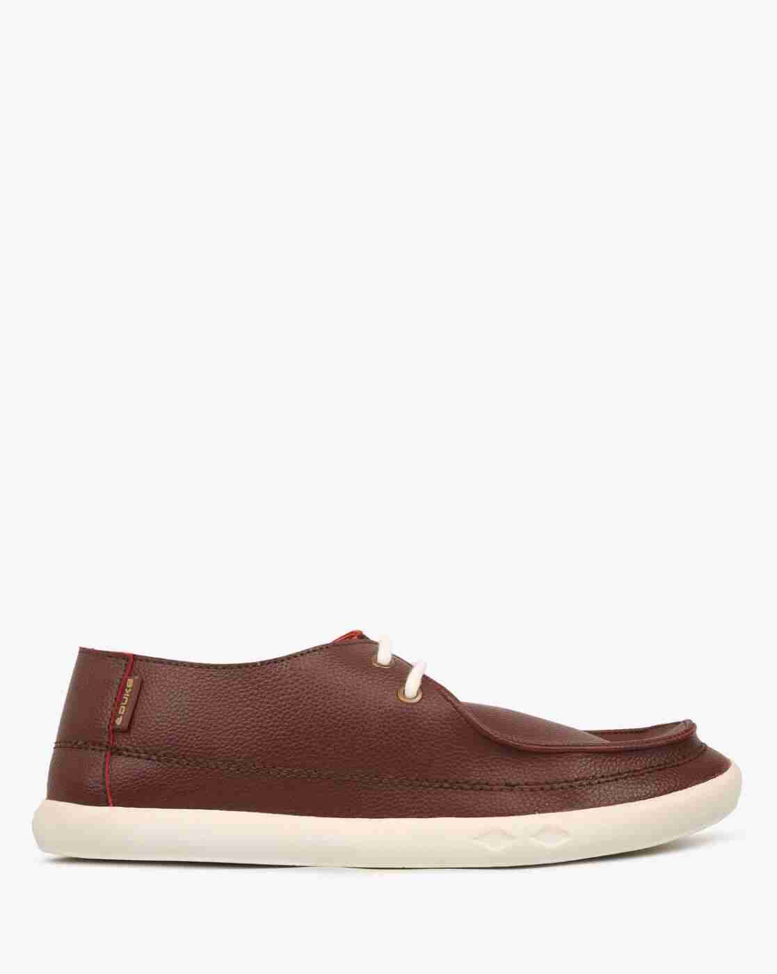 DUKE | Textured Slip-On Faux Lace Shoes|0