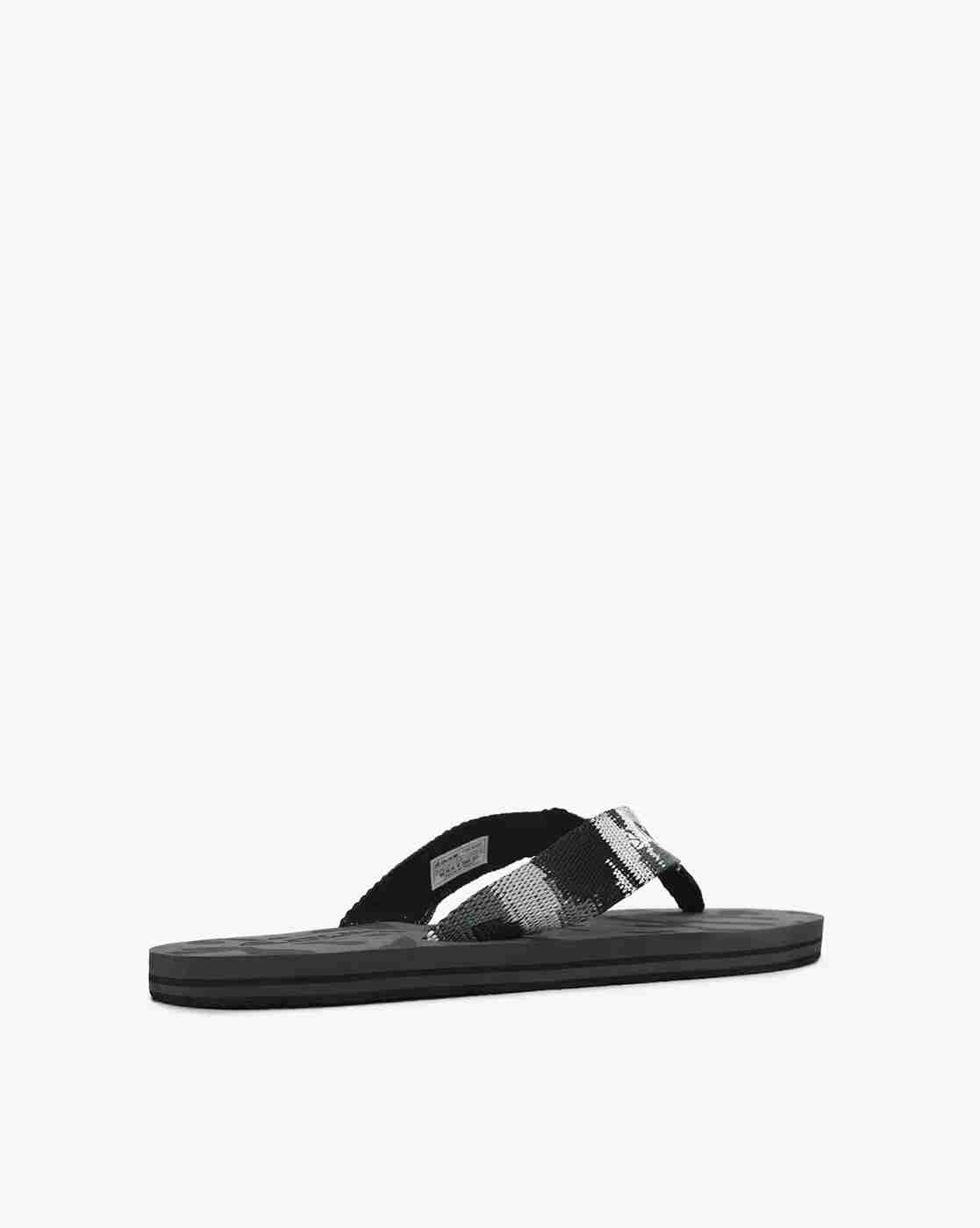 DUKE | Camo Print Thong-Strap Flip Flops|2