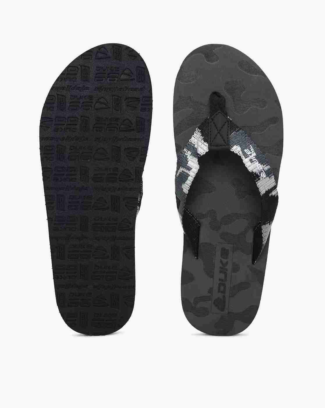 DUKE | Camo Print Thong-Strap Flip Flops|3