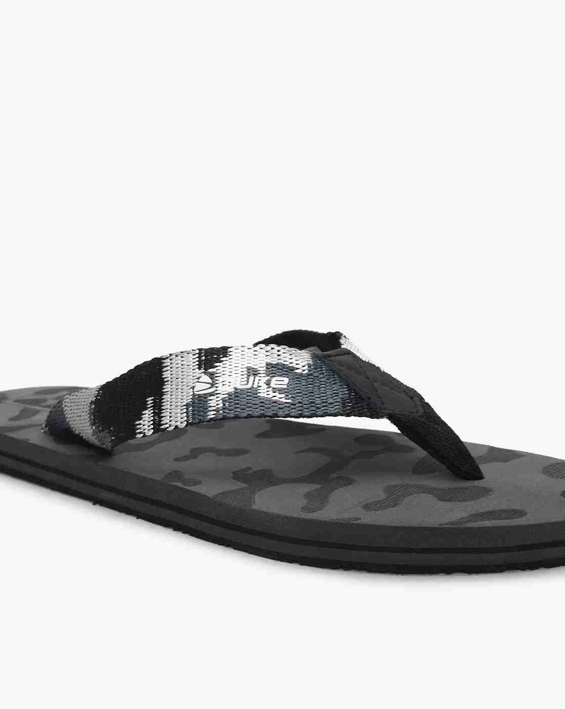DUKE | Camo Print Thong-Strap Flip Flops|4