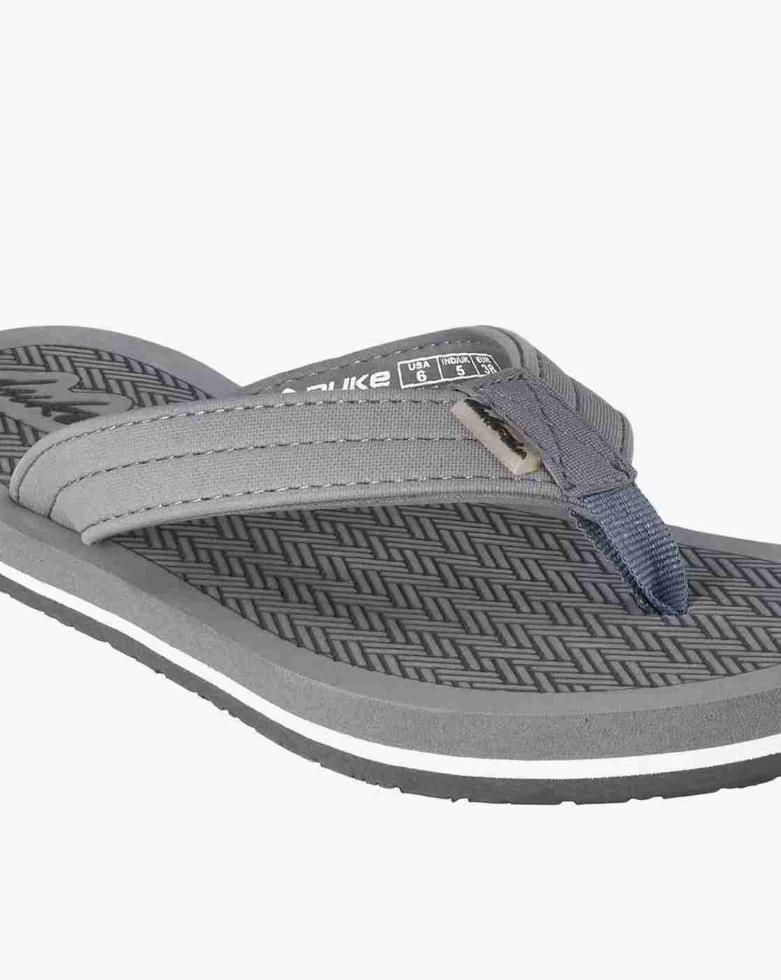 DUKE | Herringbone Print Thong-Strap Flip-Flops|5
