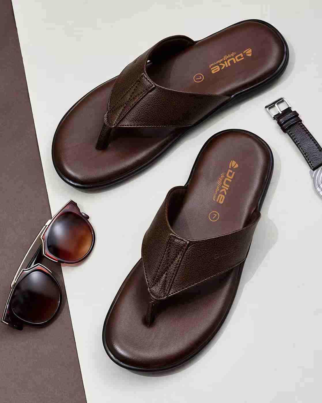 DUKE | Men Thong-Strap Slip-On Sandals|0