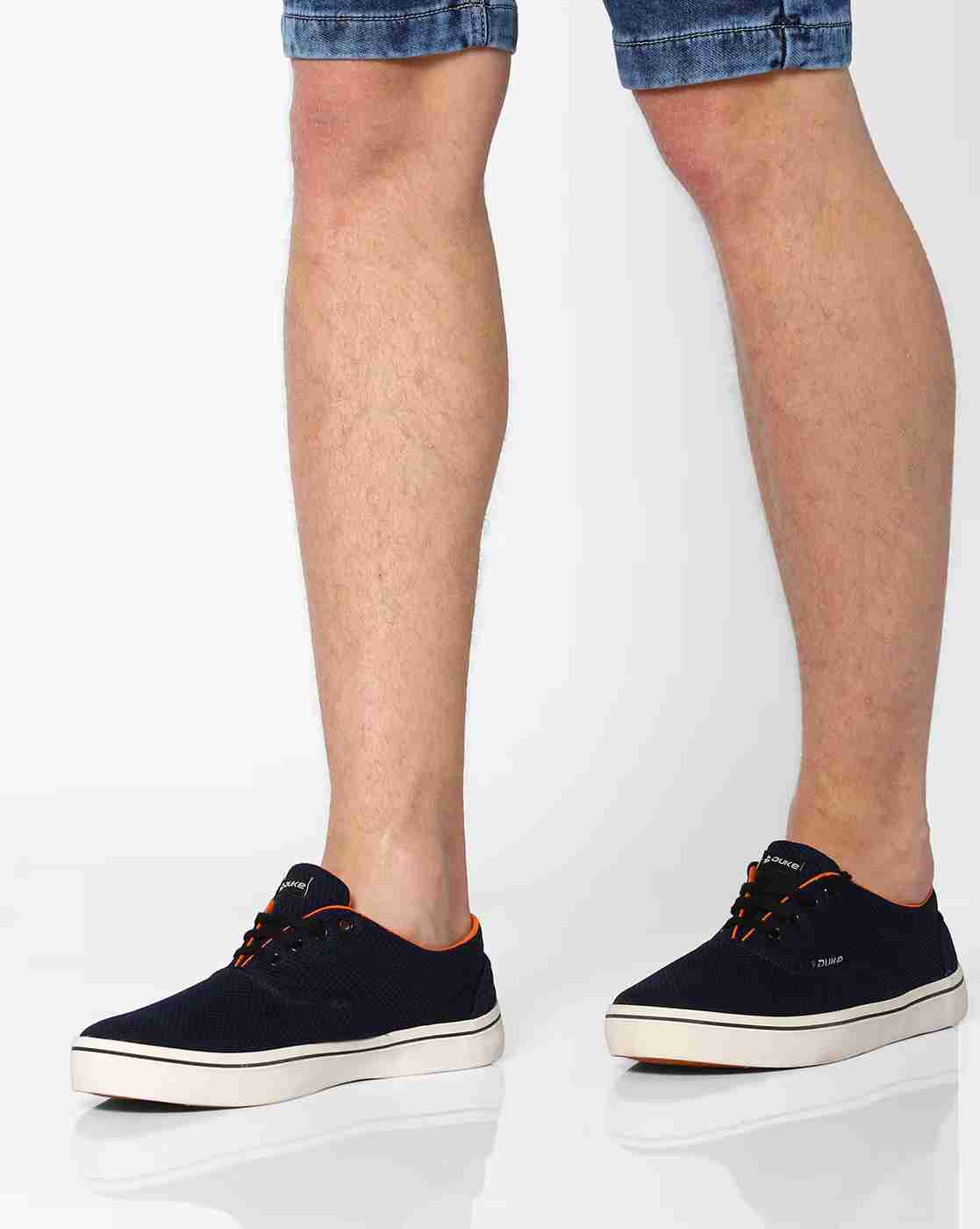 DUKE | Textured Canvas Sneakers|0
