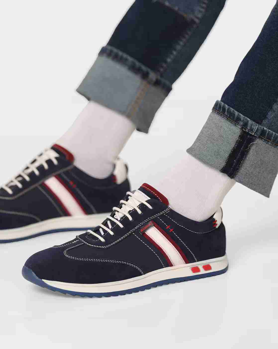 DUKE | Low-Top Sneakers with Contrast Panels|0