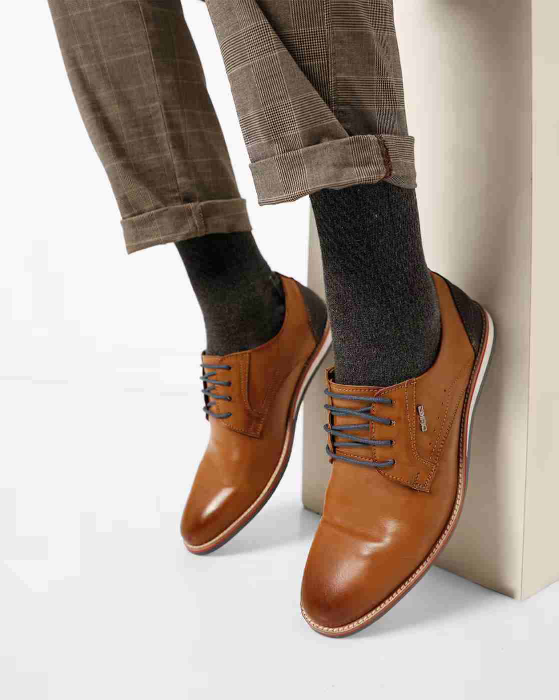 DUKE | Colourblock Lace-Up Shoes|0