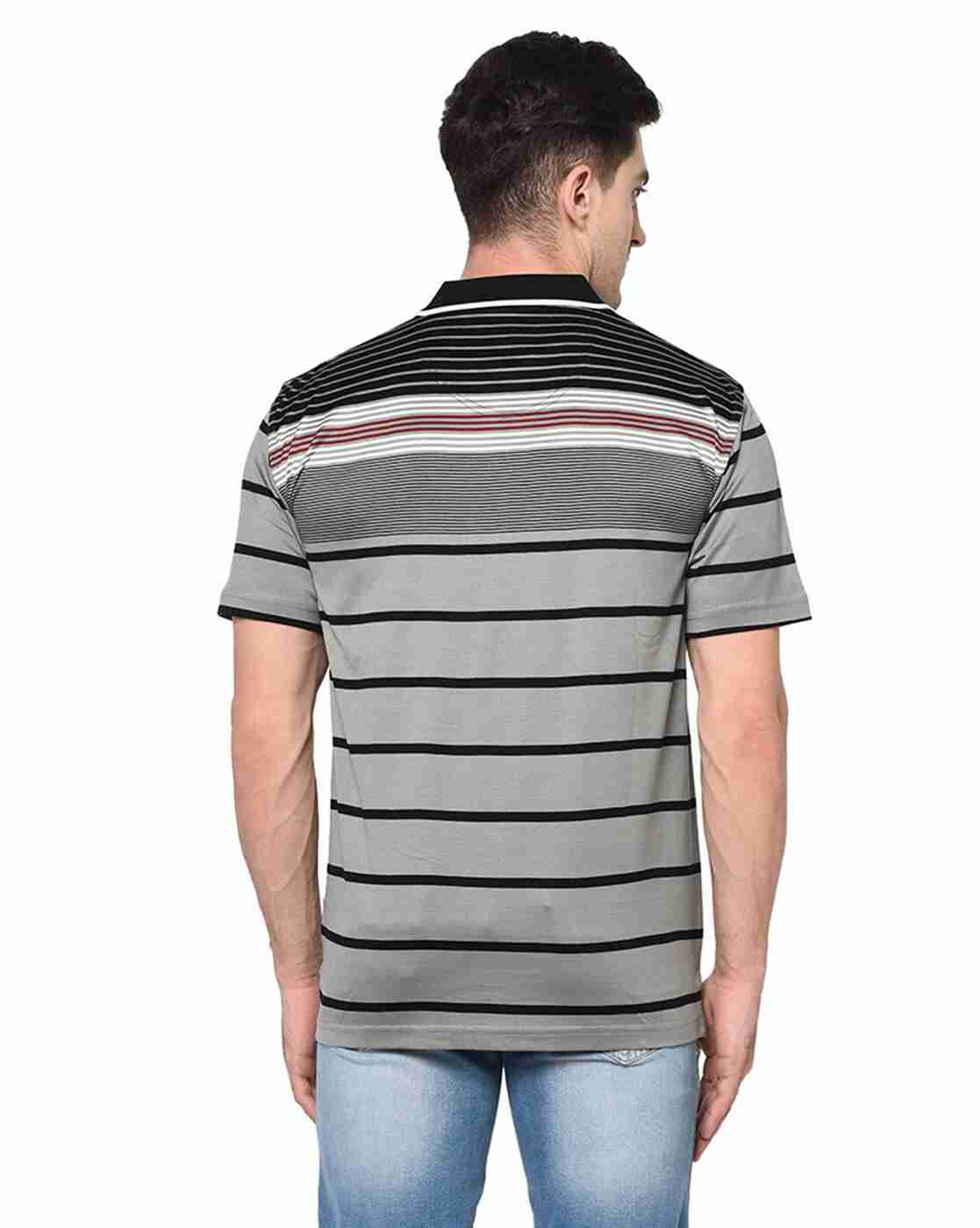 DUKE | Striped Polo T-shirt|3