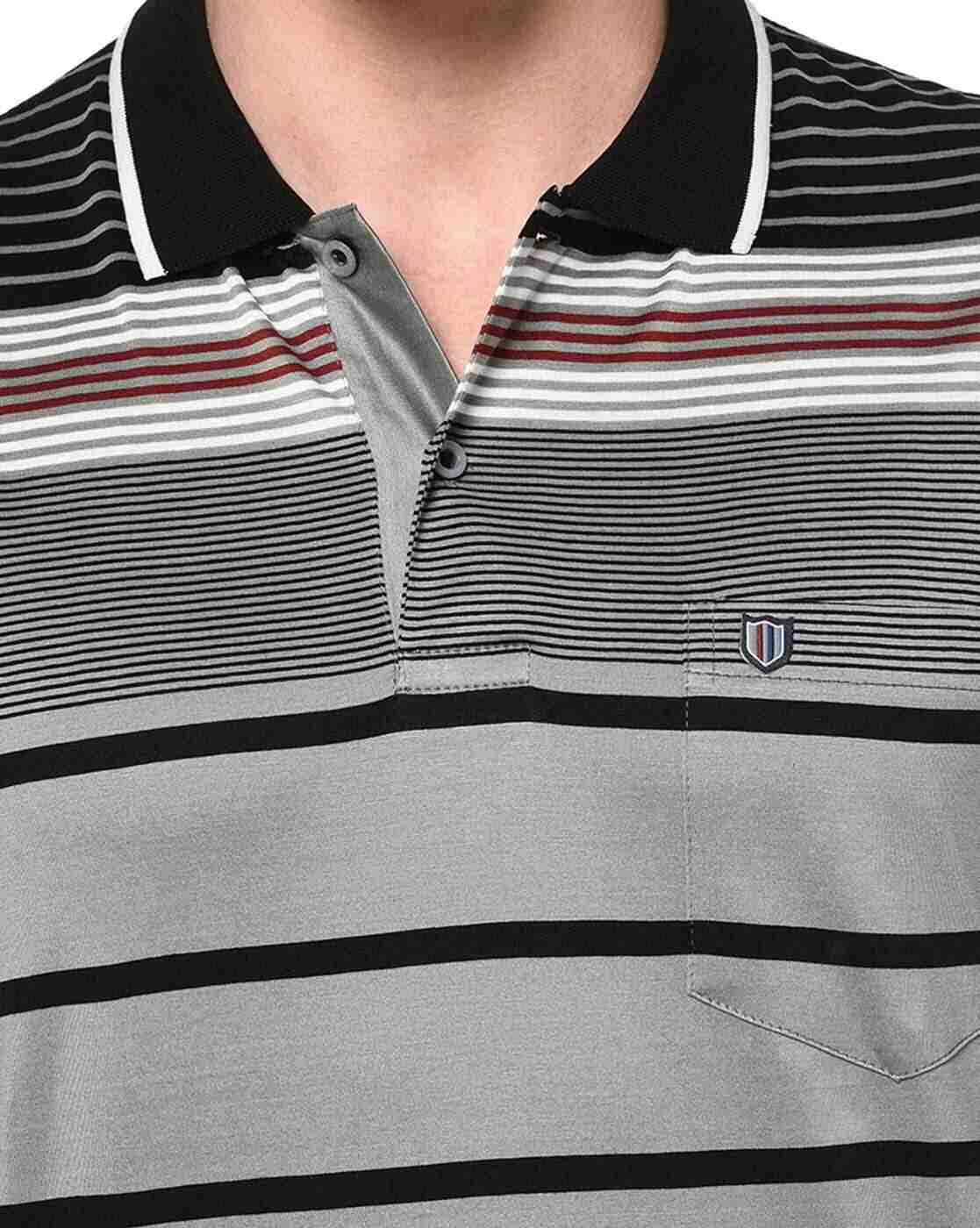 DUKE | Striped Polo T-shirt|5
